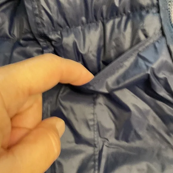 Eddie Bauer Women Down Jacket size S EB650 color gray/bluish 100% nylon BNWOT - Picture 9 of 16